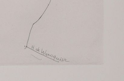 Henry DE WAROQUIER (1881-1970)
L’homme silencieux,...