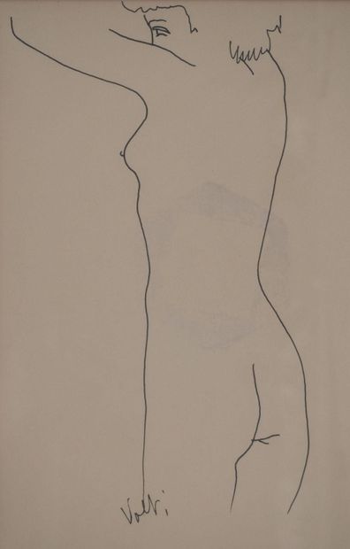 Antoniucci VOLTI (1915-1989)
Nu de profil
Dessin...