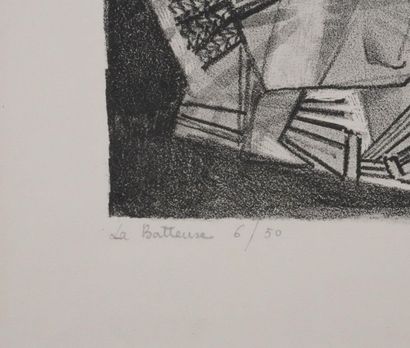 Georges DAYEZ (1907-1991)
La batteuse
Lithographie...