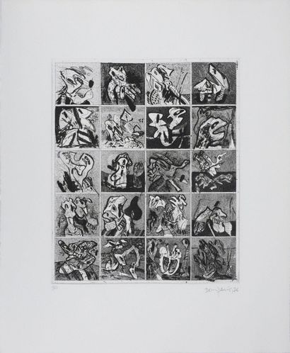 Alfonso BONIFACIO (1933-2011)
Noirceur surréaliste,1976
Gravure...