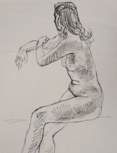 Georges PACOUIL (1903-1996)
Nue en talon
Dessin...