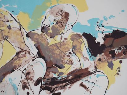 François FRANTA (1930-)
Deux silhouettes,...