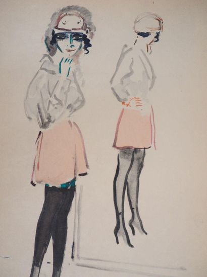 Kees VAN DONGEN (1877-1968)
Le mannequin...