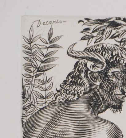 Albert DECARIS (1901-1988)
Apollon et Marsyas,...