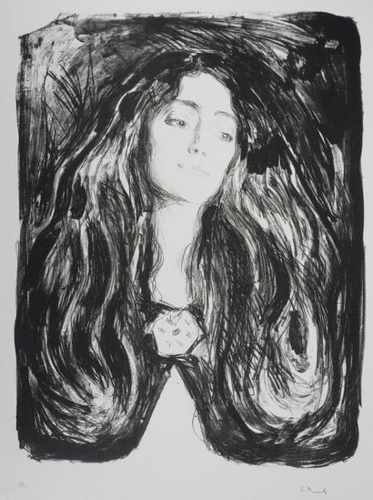 Edvard Munch (1863-1944) (d'après)
Broche,...
