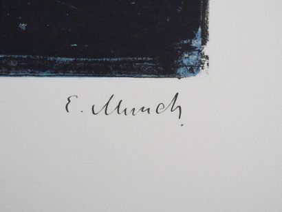 Edvard Munch (1863-1944) (d'après)
Vampire
Lithographie
Signée...