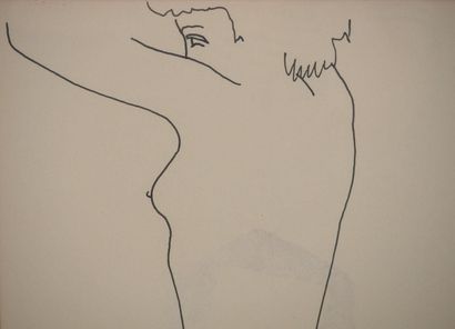 Antoniucci VOLTI (1915-1989)
Nu de profil
Dessin...