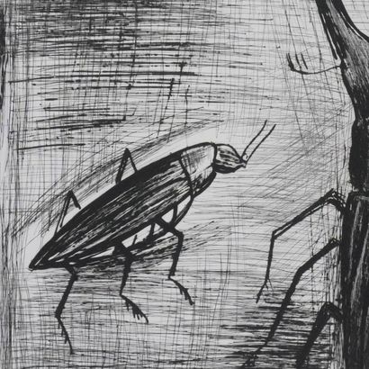 Bernard BUFFET (1928-1999)
Lucane et scarabée
Gravure...