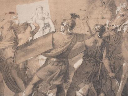 Jacques-Louis DAVID (1748-1825) 
Les Sabines,...