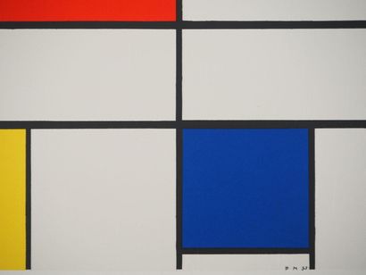 Piet MONDRIAN (1872-1944)(d'après)
Composition...