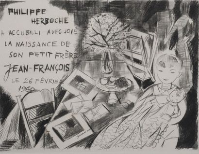 Emilio GRAU SALA (1911-1975) 
Les deux petits...