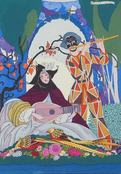 Umberto BRUNELLESCHI (1879-1949)
Opéra Turandot,...