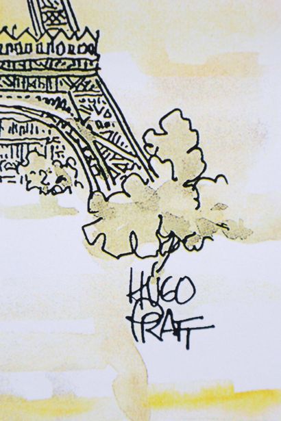 Hugo PRATT (1927-1995)
Corto Maltese à Paris,...