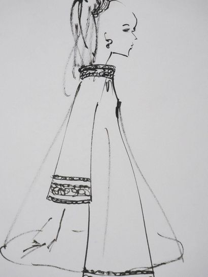 Jacques HEIM (1899-1967)
Silhouette Inès
Dessin...