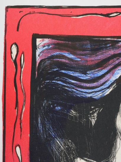 Edvard Munch (1863-1944) (d'après)
La Madone
Lithographie
Signée...