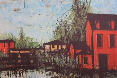 Bernard BUFFET (1928-1999)
Pont sur la Sarthe,...