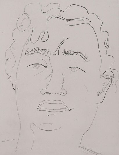 Henry DE WAROQUIER (1881-1970)
L’homme silencieux,...