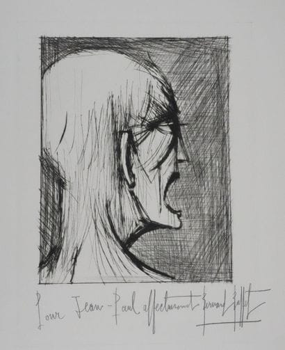 Bernard BUFFET (1928-1999)
Damné ricanant...
