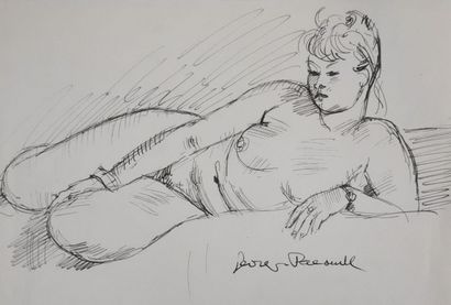 Georges PACOUIL (1903-1996)
Femme au chignon...