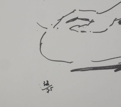 Médard TYTGAT (XXe)
Femme nue, 1982
Lithographie...