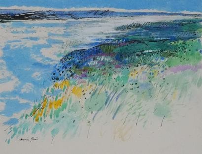 Maurice GENIS (1925-2013)
Les falaises au...