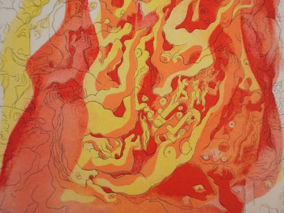 Abraham RATTNER (1893-1978)
Le feu purificateur,...