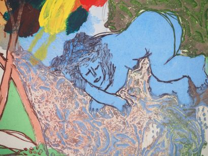 Henri GUIBAL (1947-)
Le songe
Gravure originale...