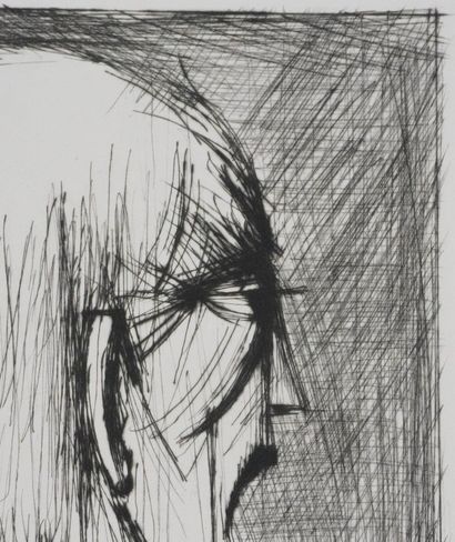 Bernard BUFFET (1928-1999)
Damné ricanant...