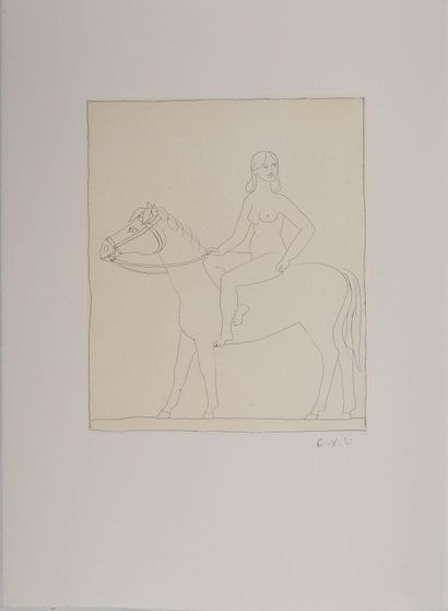 François Xavier LALANNE (1927-2008)
La cavalière,...