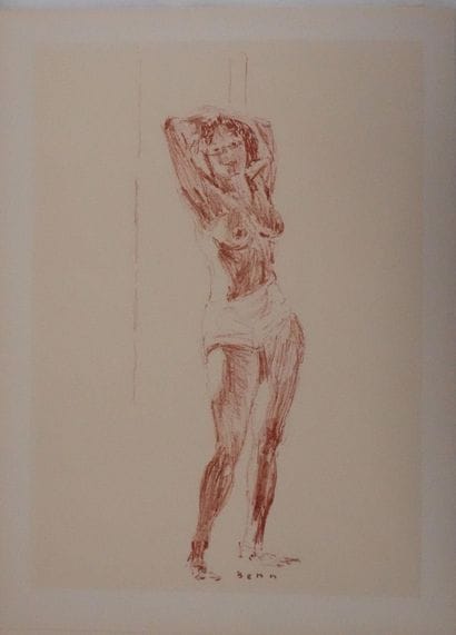 Benn (1905-1989)
Nu féminin s'étirant, 1948
Lithographie...