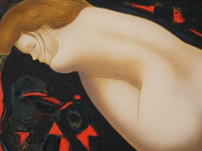 Alain BONNEFOIT (1937-)
Nu dans l'obscurité,...