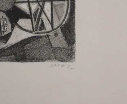 Georges DAYEZ (1907-1991)
La batteuse
Lithographie...