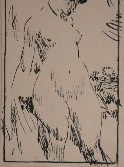 Charles Emile CARLEGLE (1877-1937) 
Nu féminin...