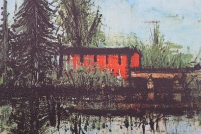 Bernard BUFFET (1928-1999)
Pont sur la Sarthe,...