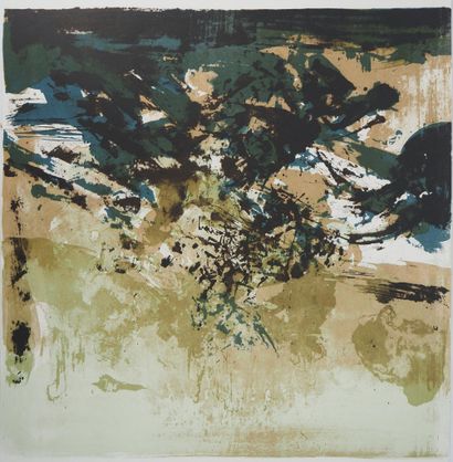 ZAO Wou-Ki (1920-2013)
Paysage abstrait,...
