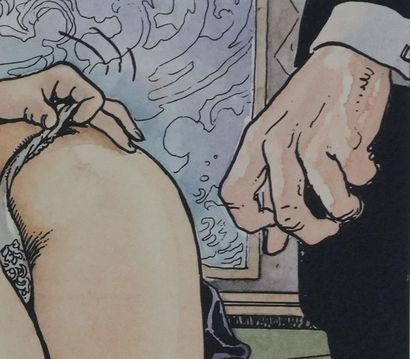 Milo MANARA (1945-)
Le déclic, Le billard,...