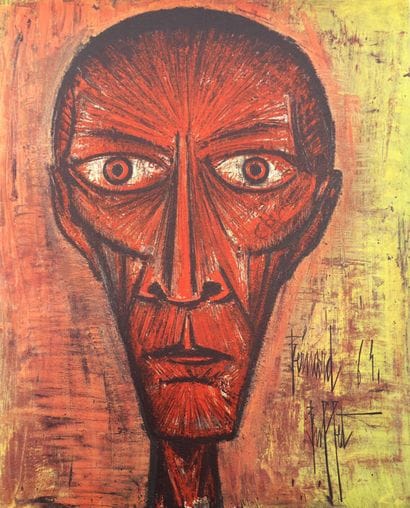 Bernard BUFFET (1928-1999)
Visage fantastique,...