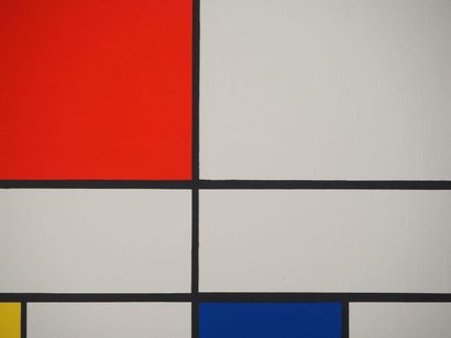Piet MONDRIAN (1872-1944)(d'après)
Composition...