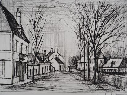 Bernard BUFFET (1928-1999)
L'allée à Saint-Julien,...