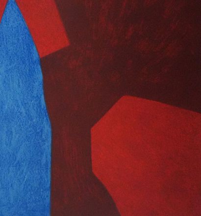 Serge POLIAKOFF (1906-1969)
Composition bleue...