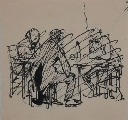 Charles Emile CARLEGLE (1877-1937) 
Rencontre...