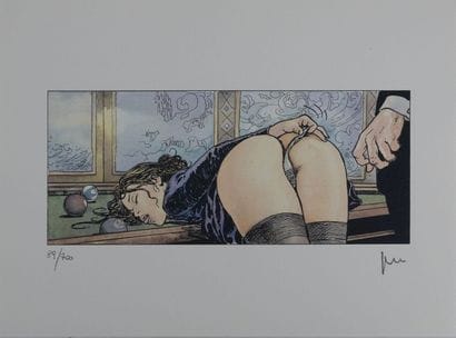 Milo MANARA (1945-)
Le déclic, Le billard,...