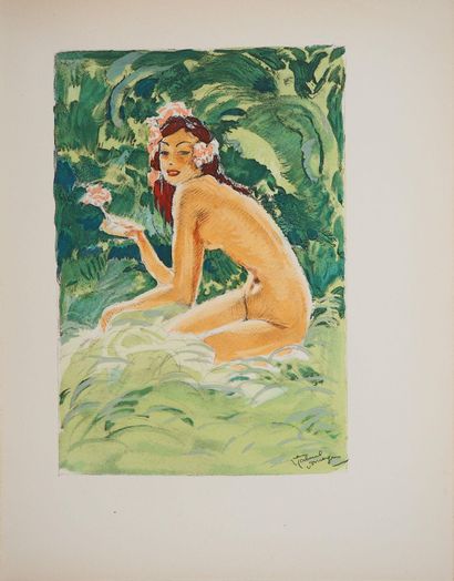 Jean-Gabriel DOMERGUE (1889–1968)
Tahitian...