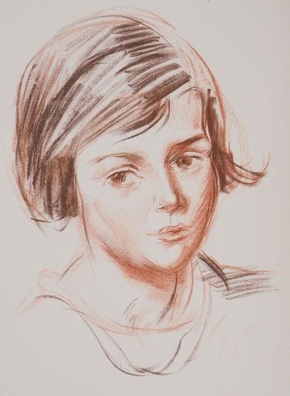 Emile OTHONFRIESZ (1879-1949)
Visage d'enfant,...