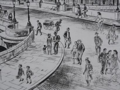 Jacques BOULLAIRE (1893-1976)
Le Pont Neuf
Gravure...