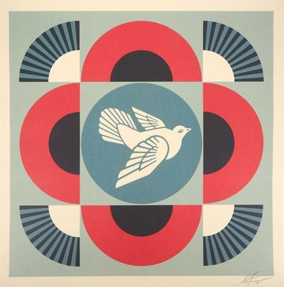 Shepard FAIREY, known as Obey Giant (1970-)
Geometric...