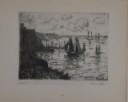 Maxime MAUFRA (1861–1918) 
Leaving the Harbor,...
