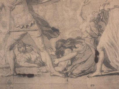 Jacques-Louis DAVID (1748-1825) 
Les Sabines,...