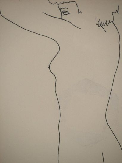 Antoniucci VOLTI (1915-1989)
Nu de profil
Dessin...