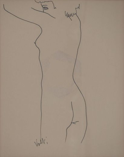 Antoniucci VOLTI (1915-1989)
Nu de profil
Dessin...